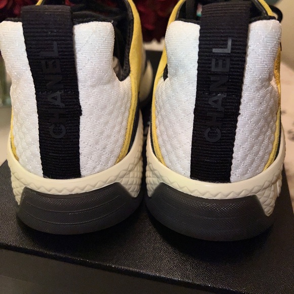 NIB CHANEL 22C Mesh and calfskin sneakers size 42 - Picture 6 of 9